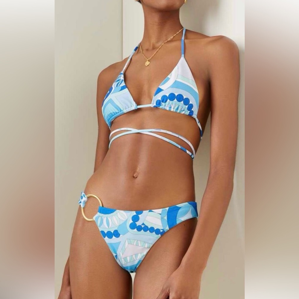Cin Cin blue bikini top